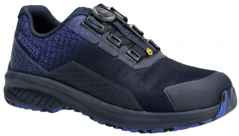 MASCOT® F1501-909 S3S Sicherheitsschuhe FOOTWEAR ACCELERATE schwarzblau-azurblau