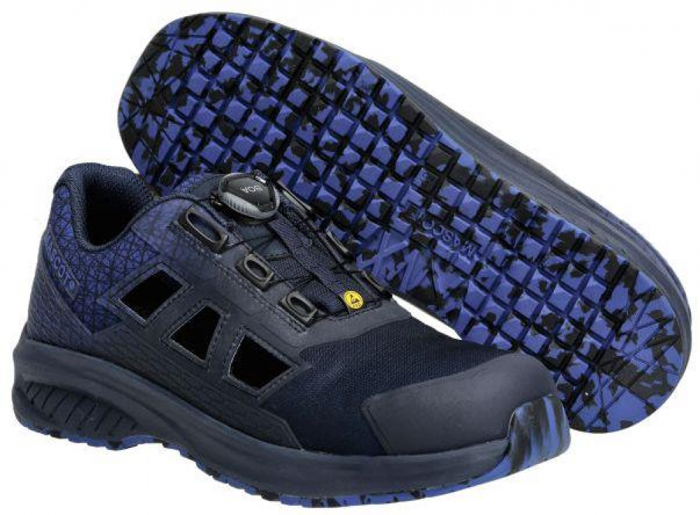MASCOT® F1504-909 S1PS BOA® Sicherheitssandale schwarzblau-azurblau