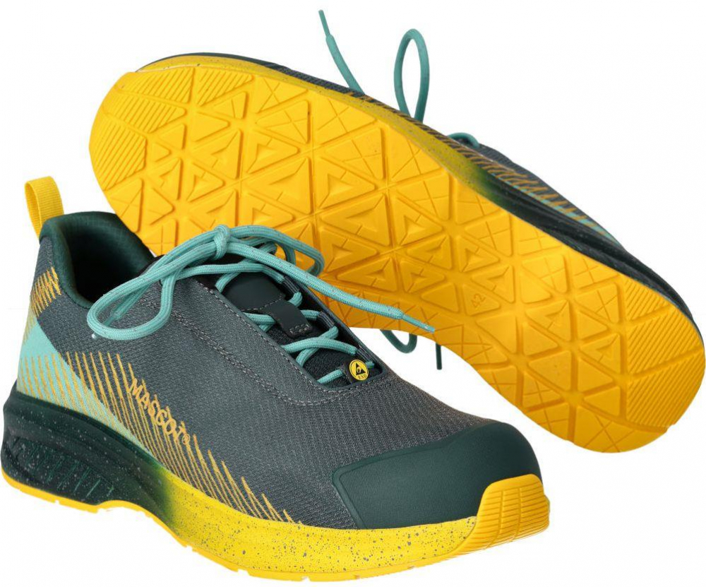 MASCOT® FOOTWEAR CUSTOMIZED F1600-909 Sicherheitsschuhe waldgrün-sonnengelb