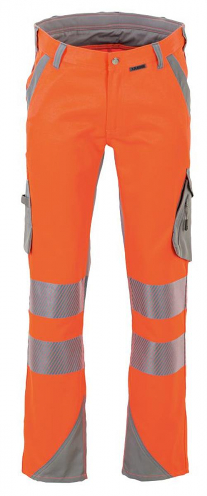 Herren Bundhose PLANAM NORIT WARNSCHUTZ orange/zink vorne