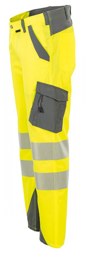 Herren Bundhose PLANAM NORIT WARNSCHUTZ gelb/zink links
