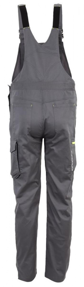 Latzhose PLANAM Stretchline anthrazit hinten