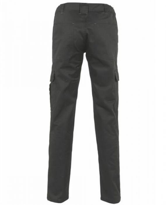 Planam Damen Bundhose EASY Outdoor 3005 schwarz Rückseite