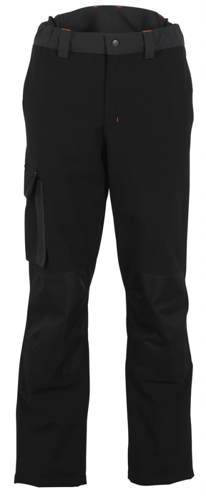 Planam Regenhose MOTO Outdoor schwarz-grau vorne
