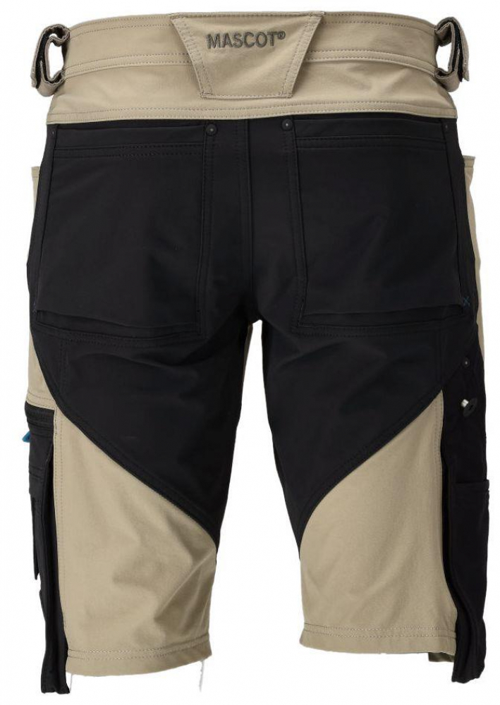 Shorts 23149-311 Mascot ADVANCED hellkhaki-schwarz hinten