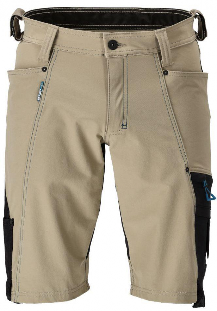 Shorts 23149-311 Mascot ADVANCED hellkhaki-schwarz vorne