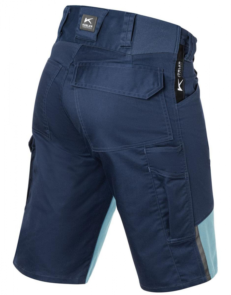 Shorts 2460 Kübler Reforce dunkelblau-eisblau Rückansicht