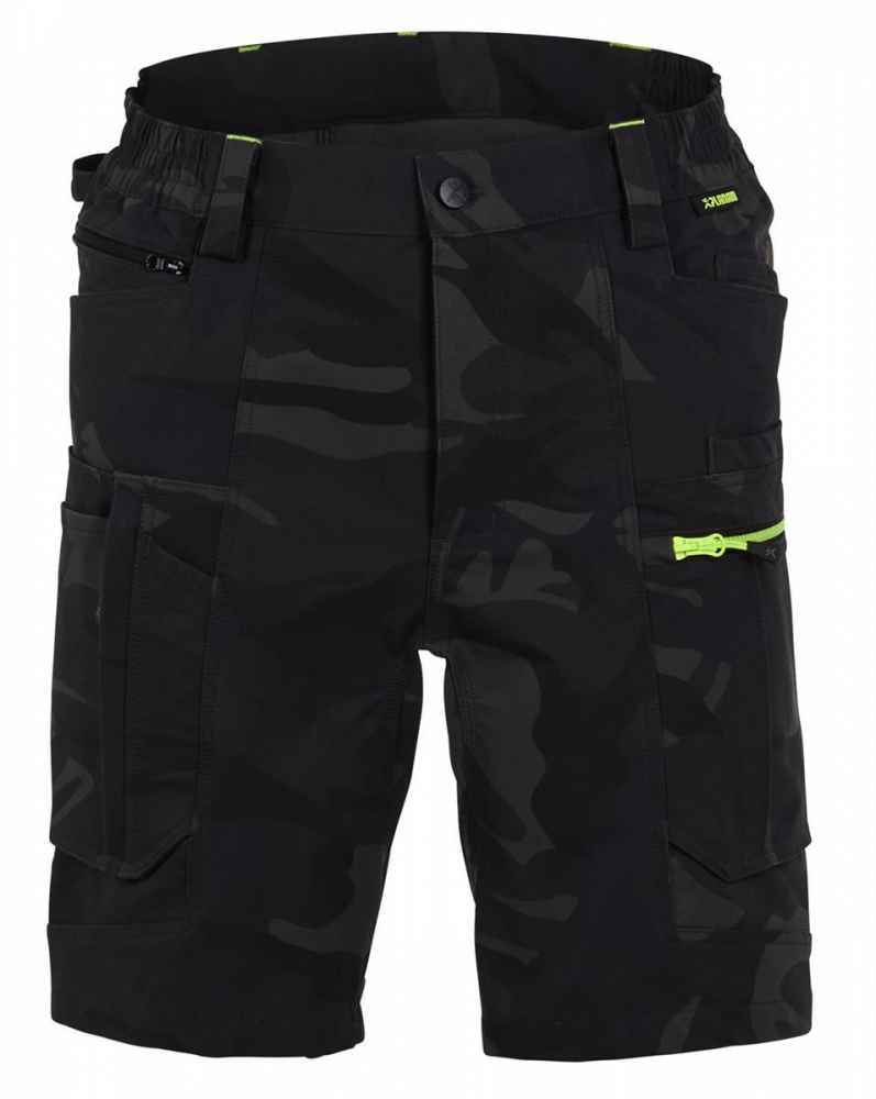 Shorts rECOline Planam camouflage vorne