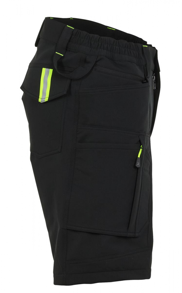 Shorts rECOline Planam schwarz rechts