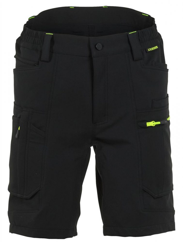 Shorts rECOline Planam schwarz vorne