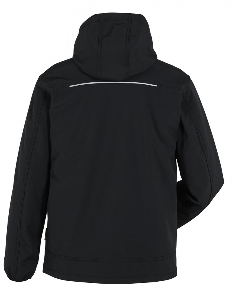 Softshelljacke rECOline Planam schwarz-schwarz hinten