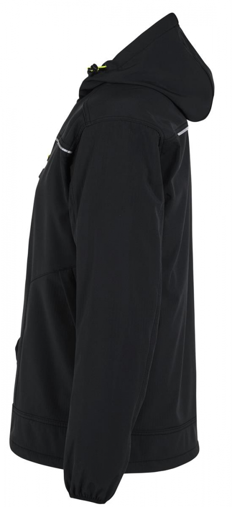 Softshelljacke rECOline Planam schwarz-schwarz links