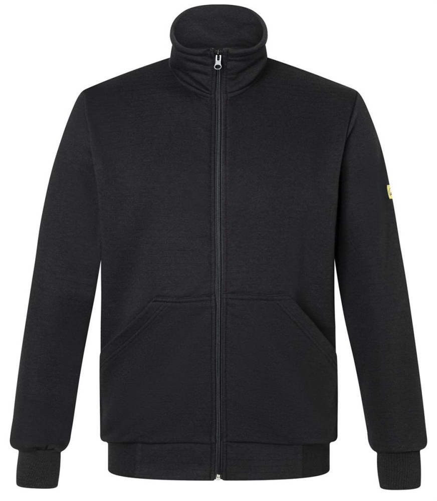 Sweatjacke 5316 Kübler ESD schwarz