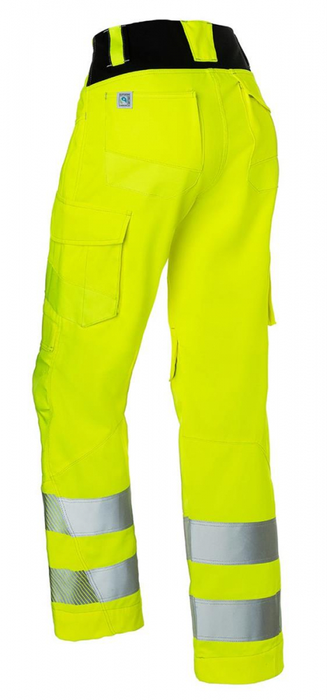 Warnschutz Damen Bundhose 2607 Kübler REFLECTIQ warngelb hinten