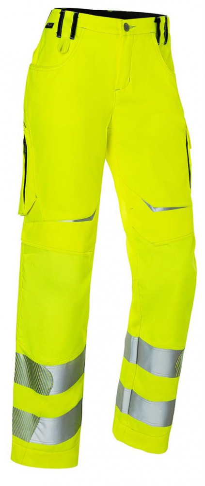 Warnschutz Damen Bundhose 2607 Kübler REFLECTIQ warngelb vorne