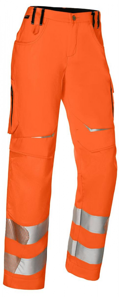 Warnschutz Damen Bundhose 2607 Kübler REFLECTIQ warnorange vorne