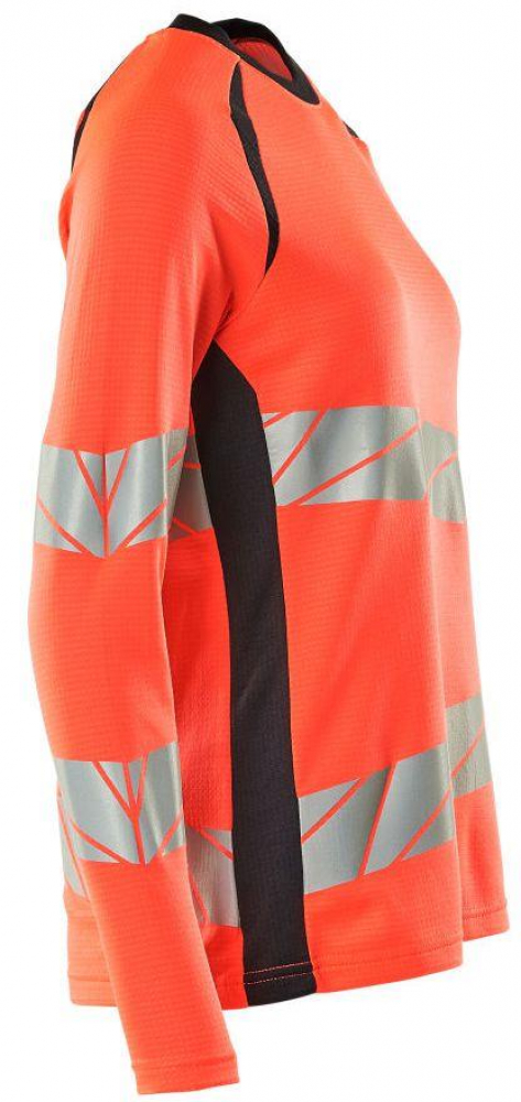 Warnschutz Damen Langarm-T-Shirt Mascot Accelerate Safe rot-schwarzblau rechts