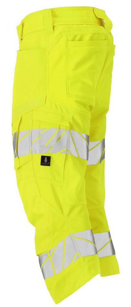Warnschutz-Dreiviertelhose 25249-236 Mascot Accelerate Safe gelb links