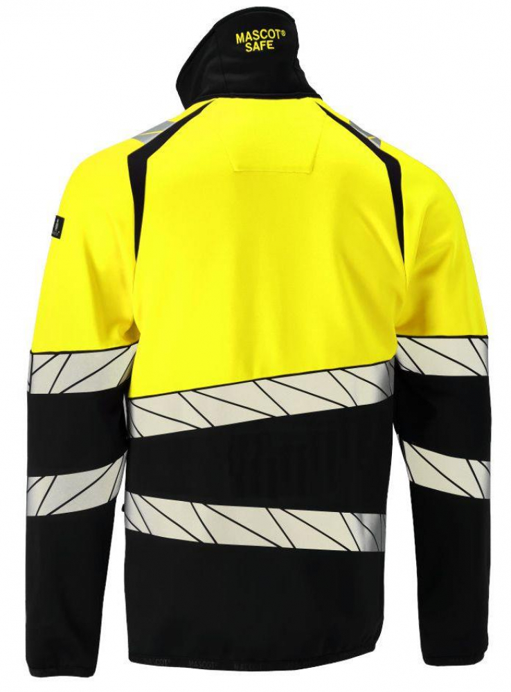 Warnschutz-Fleecejacke 25003-315 Mascot Accelerate Safe schwarz-gelb hinten