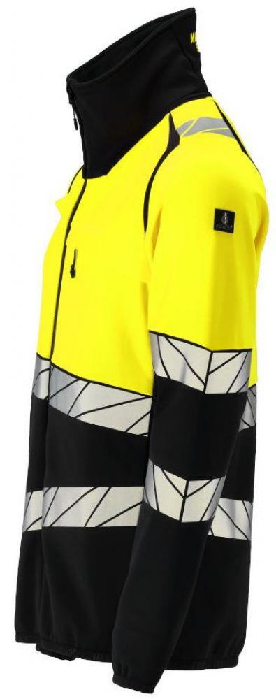 Warnschutz-Fleecejacke 25003-315 Mascot Accelerate Safe schwarz-gelb links