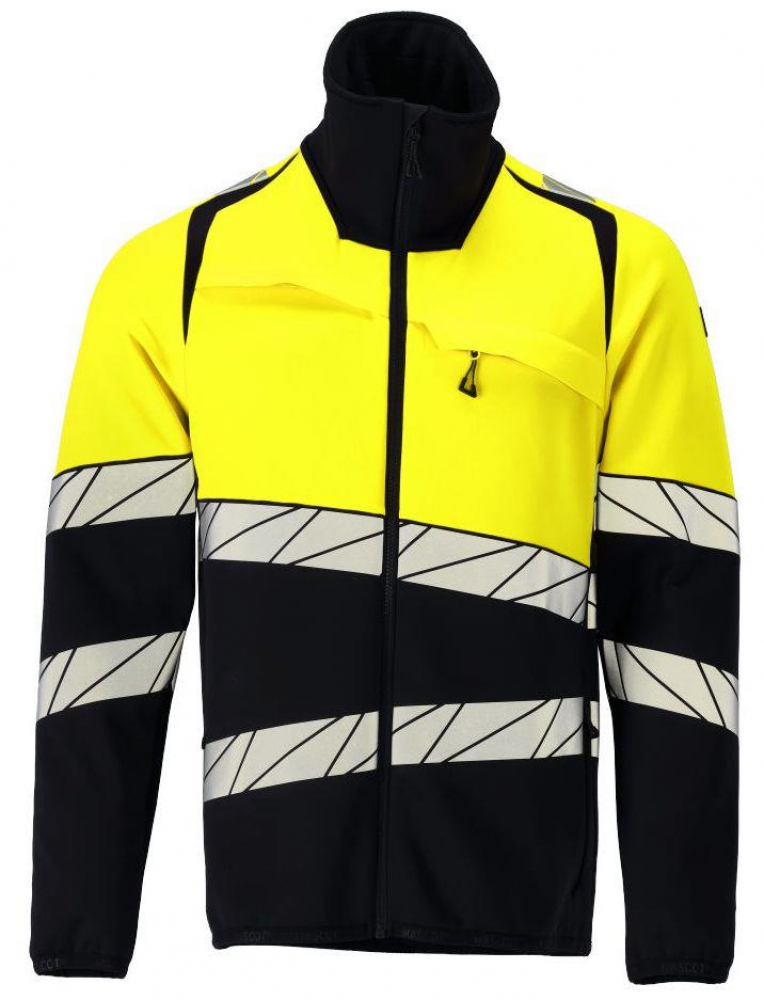 Warnschutz-Fleecejacke 25003-315 Mascot Accelerate Safe schwarzblau-gelb