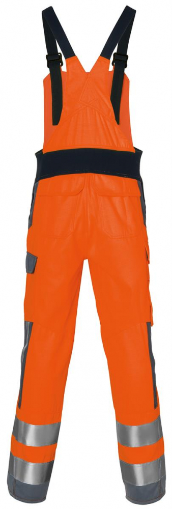 Kübler Protectiq Warnschutz Latzhose 3393 warnorange-anthrazit