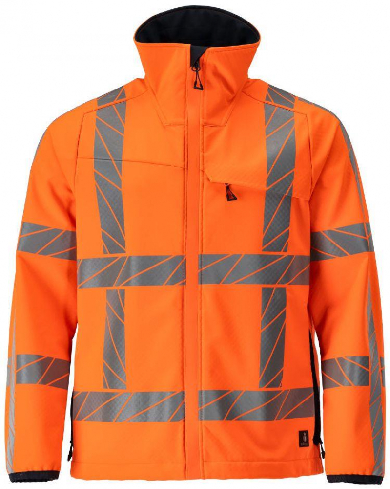 Warnschutz Softshell Jacke 24002-143 Mascot Accelerate Safe orange vorne