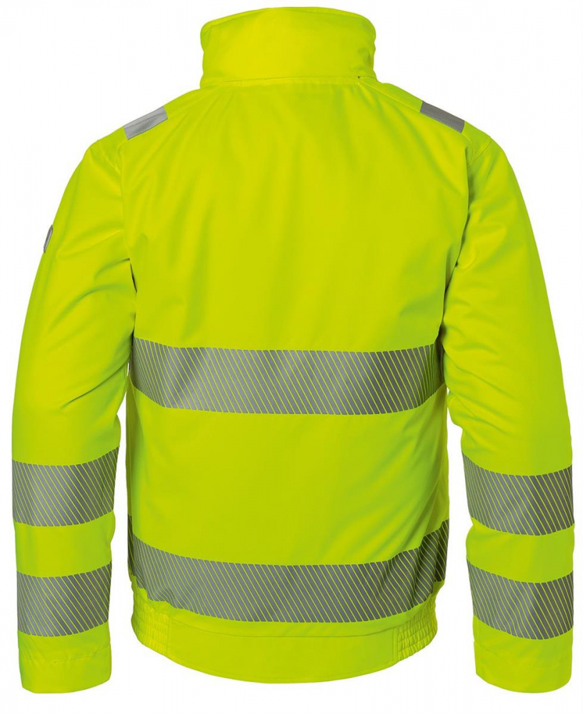Warnschutz Wetterblouson 1977 Kübler REFLECTIQ warngelb hinten