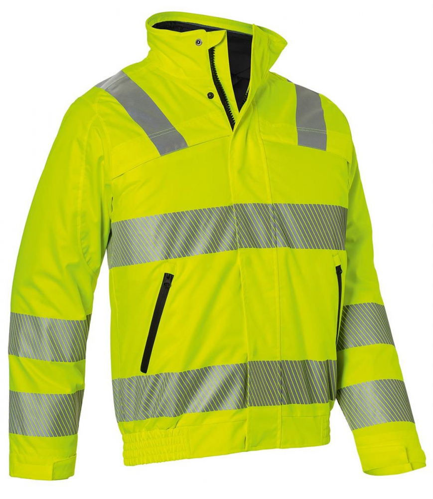 Warnschutz Wetterblouson 1977 Kübler REFLECTIQ warngelb vorne