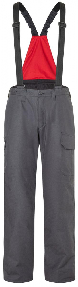 Warnschutz Wetterlatzhose ARC1 PSA 3 Kübler PROTECTIQ anthrazit vorne