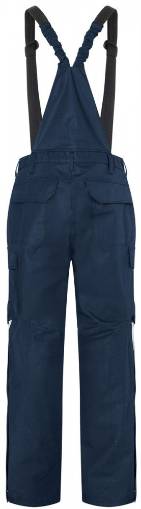 Warnschutz Wetterlatzhose ARC1 PSA 3 Kübler PROTECTIQ dunkelblau hinten