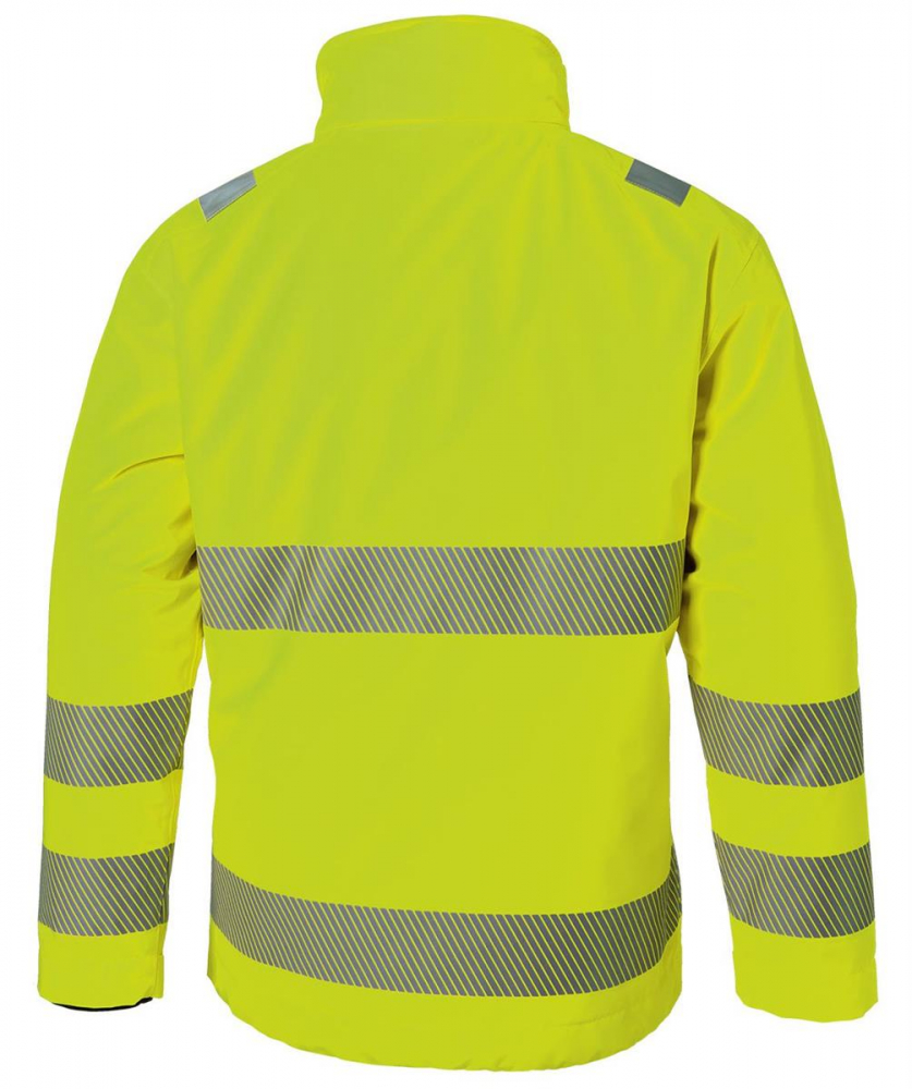 Warnschutz Wetterparka 1975 Kübler REFLECTIQ warngelb hinten