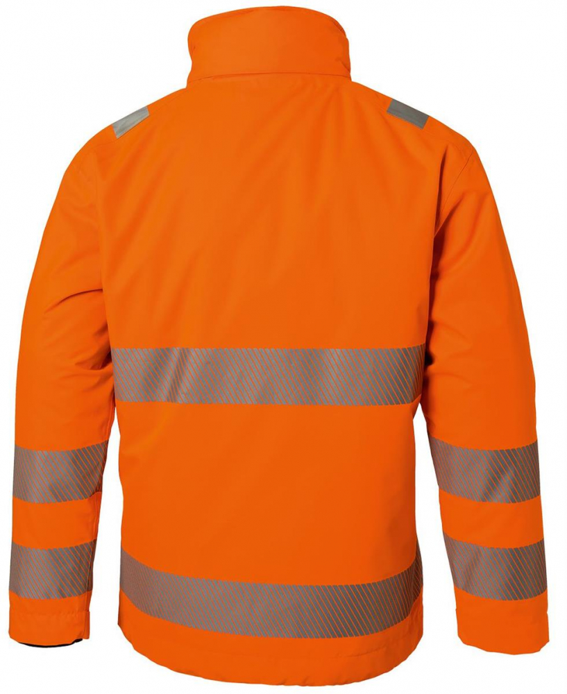 Warnschutz Wetterparka 1975 Kübler REFLECTIQ warnorange hinten