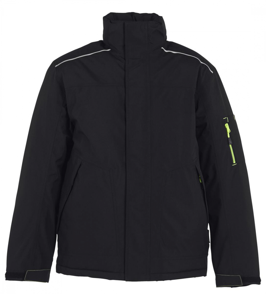 rECOline Winterjacke schwarz vorne